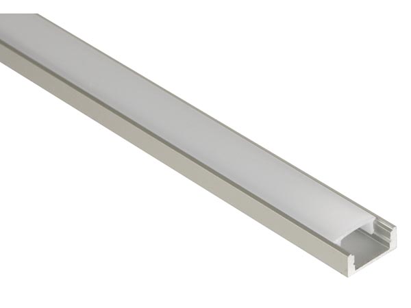 LED aluminium profiel laag opbouw 2 meter