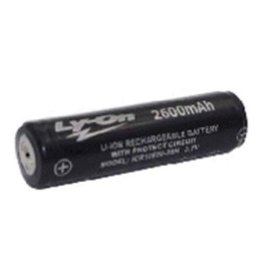 Batterij herlaadbaar Li-ion 18650 3,7Volt 2600mAh
