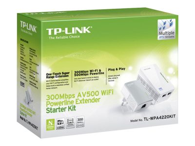 AV500 Powerline adaptor met WiFi Extender