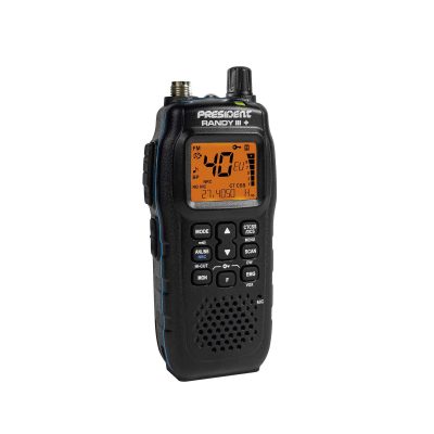 President portabel Randy III Super 40ch AM/FM 4Watt 12/24Volt iP67 NEW!!!