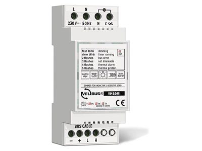 Velbus dimmer voor inductieve/resistieve last VMBDMI