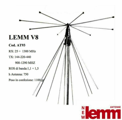 LEMM Scannerantenne V8 AT-93